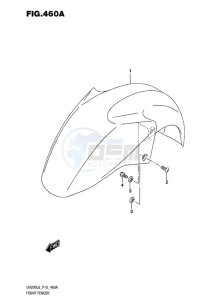 UH200 BURGMAN EU drawing FRONT FENDER