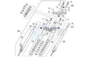 MX 50 2004 drawing Front Fork