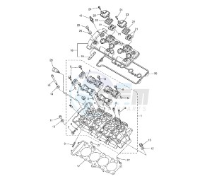 FZ1-N 1000 drawing CYLINDER HEAD