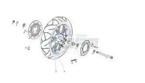 MULHACEN - 125 CC VTHMS1A2A 4T EU3 drawing REAR WHEEL