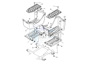 ATV 125 drawing STAND-FOODREST