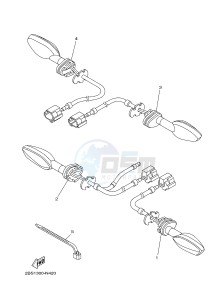 XT1200Z (2BS1 2BS2) drawing FLASHER LIGHT