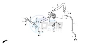 CBF600N drawing AIR INJECTION CONTROL VALVE