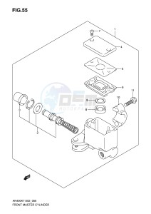 AN400 (E2) Burgman drawing FRONT MASTER CYLINDER (MODEL K7)