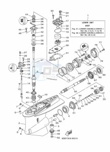 F225CETL drawing PROPELLER-HOUSING-AND-TRANSMISSION-1