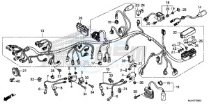 VT750SE Shadow E drawing WIRE HARNESS (VT750S)