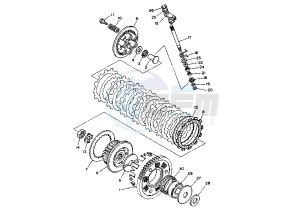 XTZ SUPER TENERE 750 drawing CLUTCH