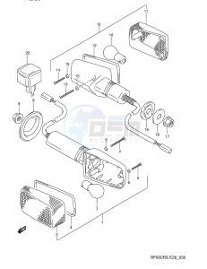 RF600R (E28) drawing TURNSIGNAL LAMP