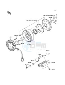 Z750S ZR750K6F FR GB XX (EU ME A(FRICA) drawing Generator