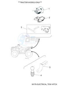 YFM450FWBD YFM45KPHK (BB5L) drawing WVTA ELECTRICAL, TOW HITCH