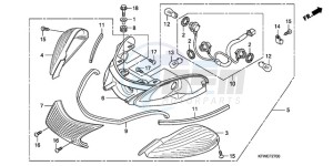 SH300AR9 Europe Direct - (ED / ABS) drawing REAR COMBINATION LIGHT