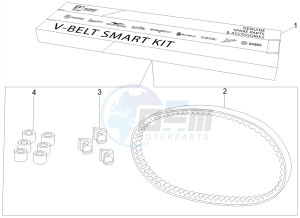 Typhoon 50 4T 4V E2 (NAFTA) drawing Kit trasmissione