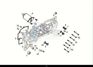 SYMPHONY ST 125 (XL12W1-EU) (E5) (M1) drawing L. CRANK CASE