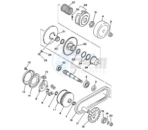 XC FLY ONE 150 drawing CLUTCH