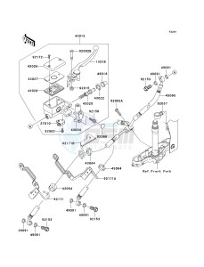 VN 1600 A [VULCAN 1600 CLASSIC] (A6F-A8FA) A8FA drawing FRONT MASTER CYLINDER