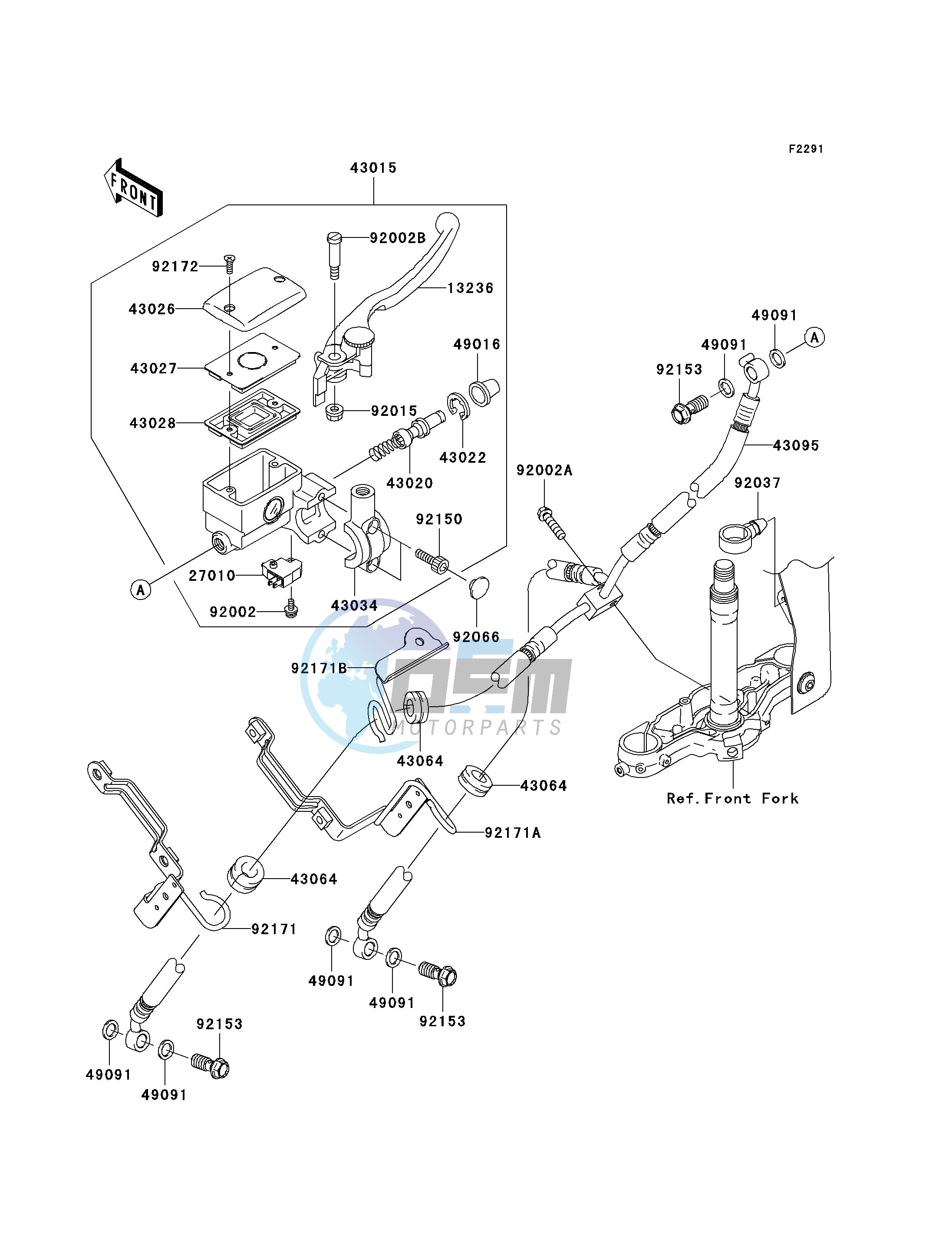 FRONT MASTER CYLINDER