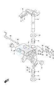 DF 30A drawing Swivel Bracket Remote Control w/Power Tilt