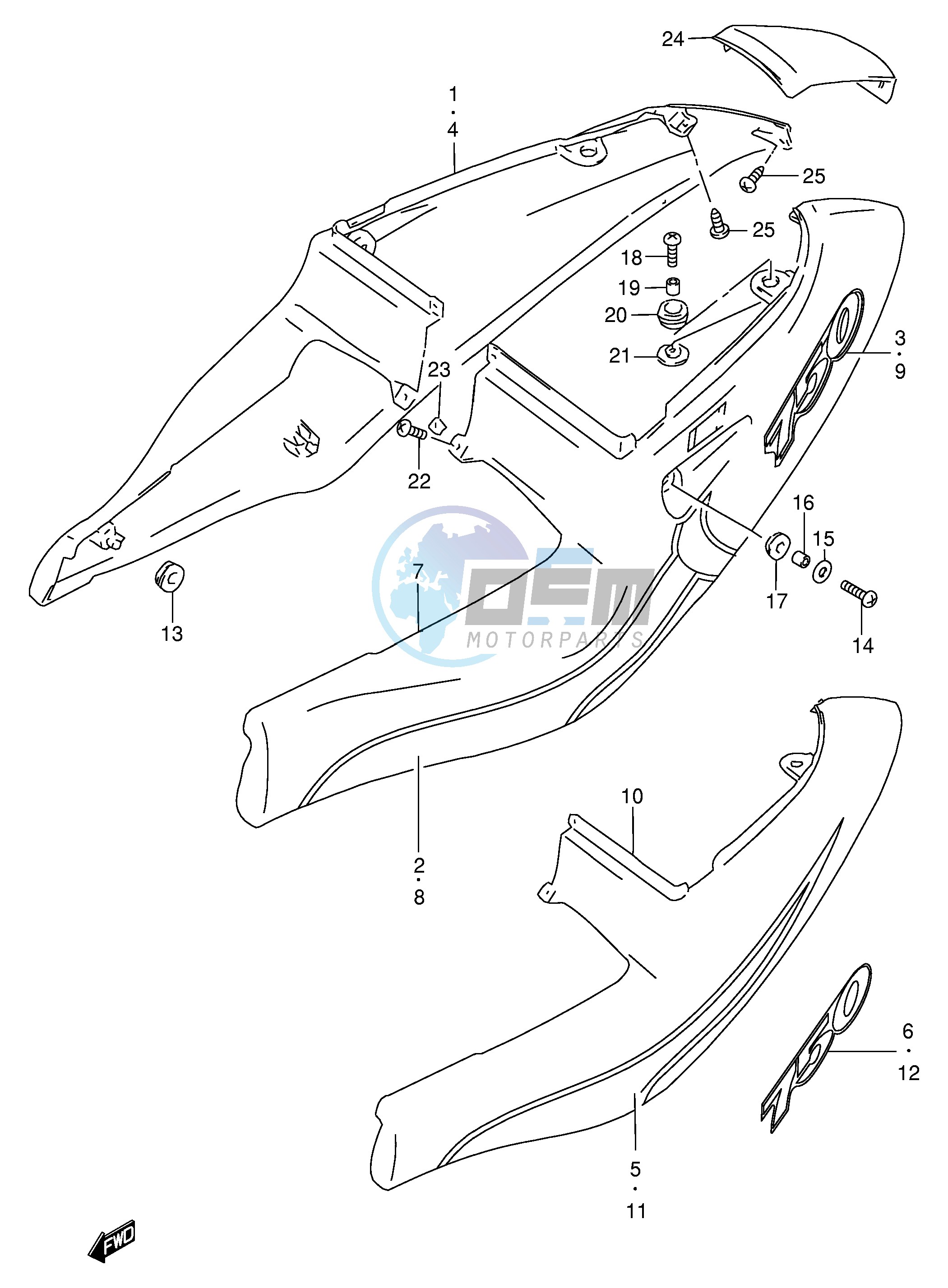 FRAME COVER (MODEL X)