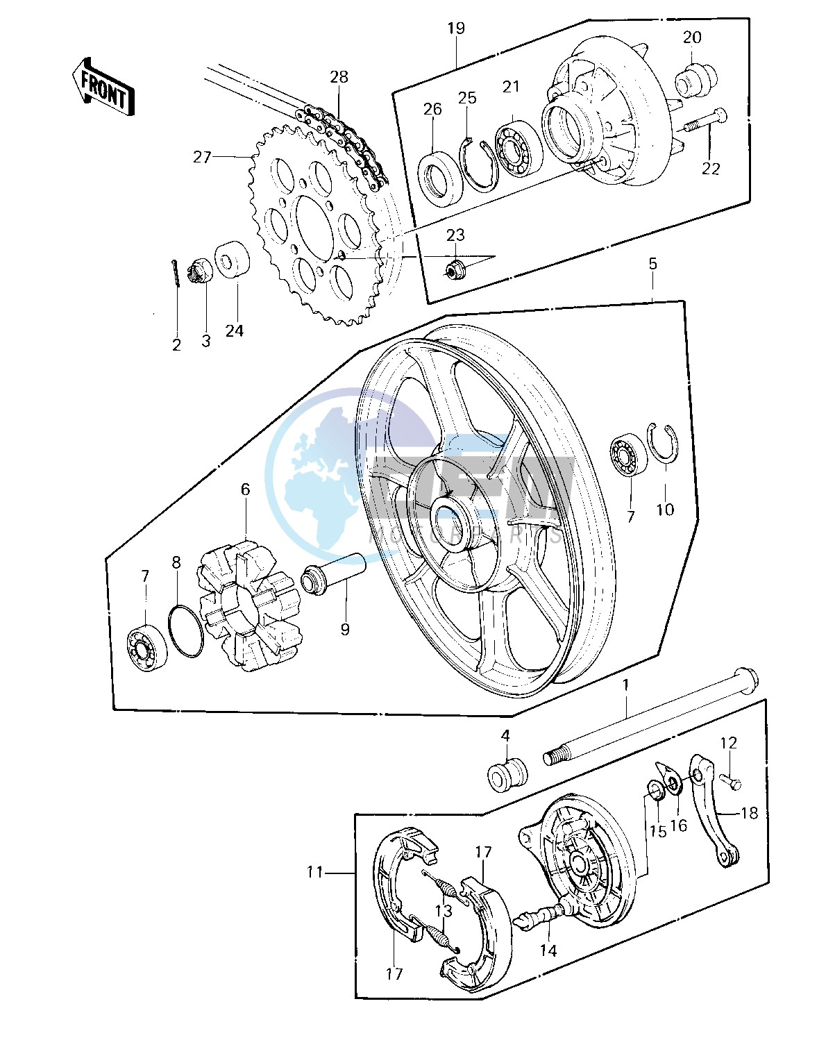 REAR WHEEL_HUB_BRAKE_CHAIN