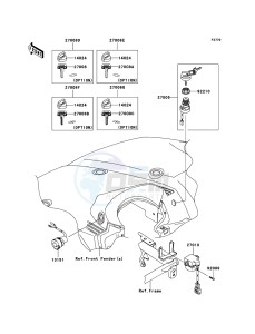 KVF650_4X4 KVF650DBF EU GB drawing Ignition Switch