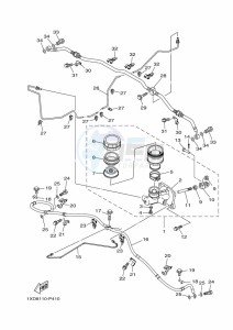 YXM700E YX70MPM (BHF1) drawing MASTER CYLINDER