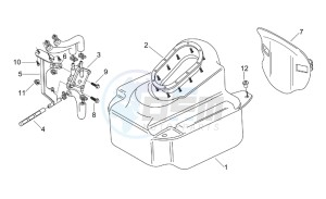 Leonardo 125-150 drawing Fuel Tank