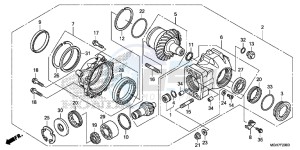 VFR1200XF CrossTourer - VFR1200X 2ED - (2ED) drawing FINAL DRIVEN GEAR