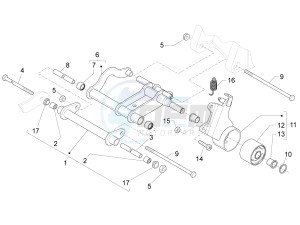 Fly 50 4T 2V 25-30Km/h drawing Swinging arm