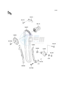 BR 125 B [WIND 125] (B2) B2 drawing CAMSHAFT-- S- -_TENSIONER