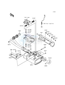 VULCAN S EN650AGF XX (EU ME A(FRICA) drawing Muffler(s)