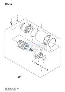 GSF-1250S ABS BANDIT EU drawing STARTING MOTOR