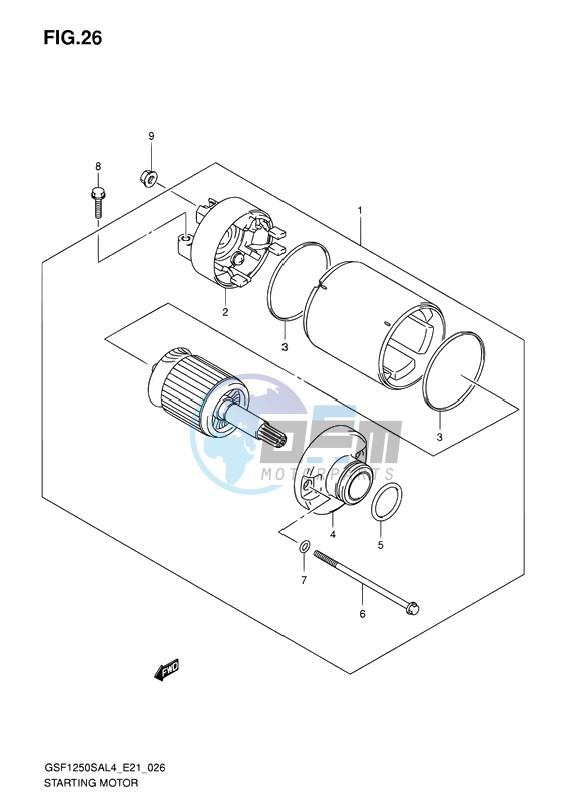 STARTING MOTOR