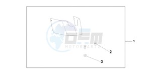 VT750C9 Ireland - (EK / MK) drawing CHROME REAR FENDE