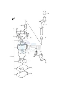 DF 175 drawing Water Pump