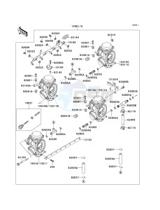 ZX 600 E [NINJA ZX-6] (E7-E9) [NINJA ZX-6] drawing CARBURETOR