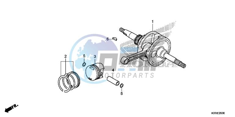 CRANKSHAFT/PISTON