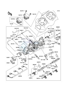 NINJA ZX-12R ZX1200B6F FR GB XX (EU ME A(FRICA) drawing Throttle