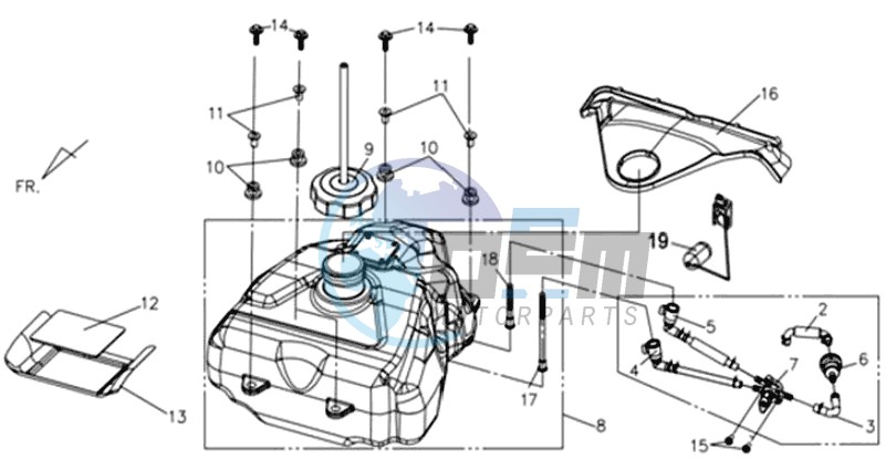 FUEL TANK - FUEL CUT