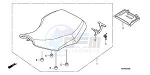 TRX420FA9 Australia - (U) drawing SEAT