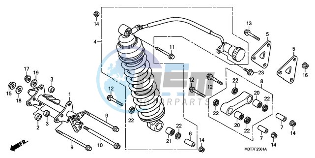 REAR CUSHION (XL1000VA)