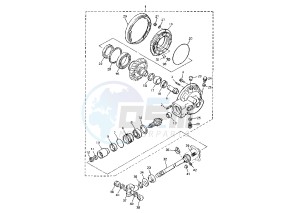 XVZ ROYAL STAR 1300 drawing DRIVE SHAFT