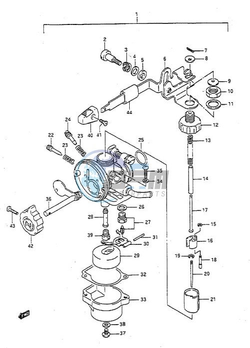 Carburetor (1990 to 1997)