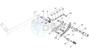 V7 Racer 750 drawing Gear lever