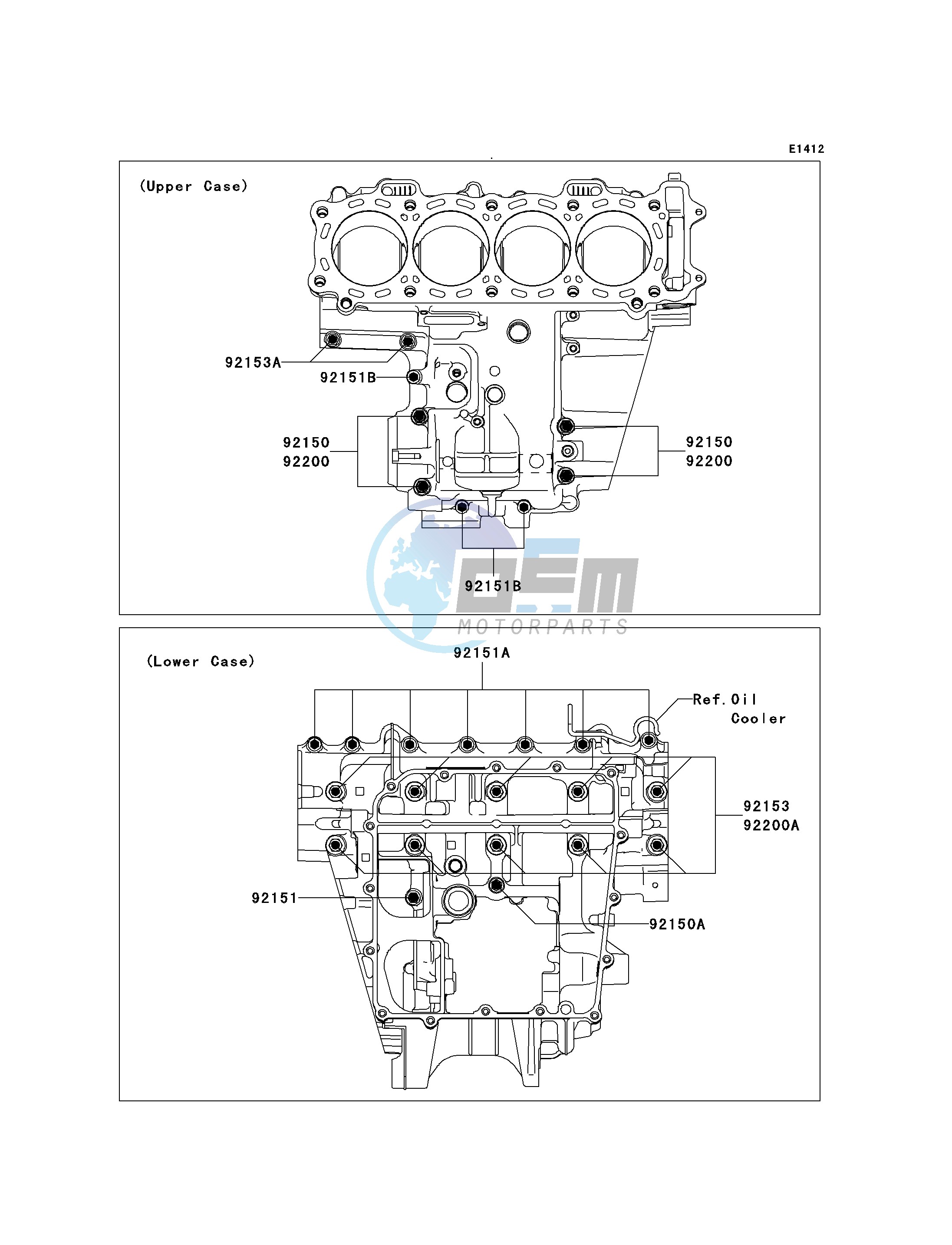 CRANKCASE BOLT PATTERN