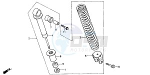 SA50 drawing REAR CUSHION