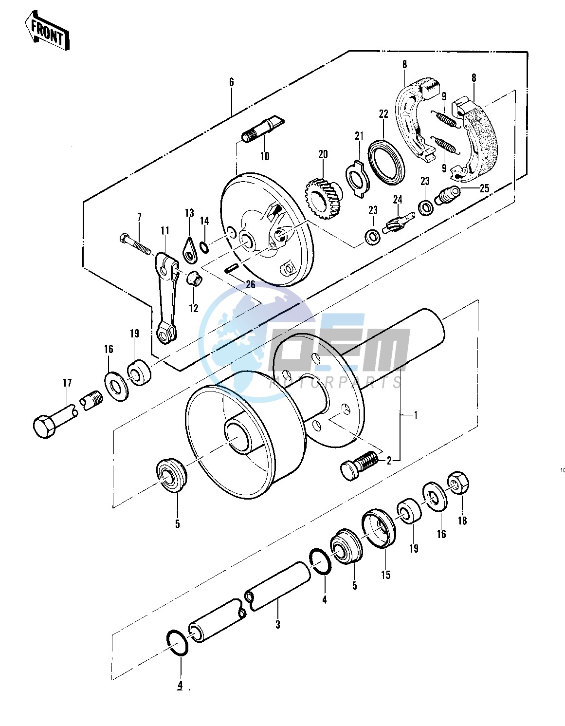 FRONT HUB_BRAKE -- 82 A1- -