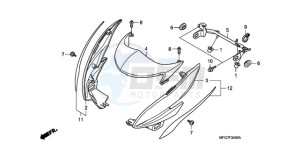 CB600F9 Spain - (SP / 25K) drawing COWL