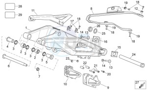 RXV-SXV 450-550 drawing Swing arm