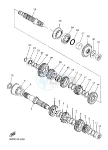 SR400 (2RDB) drawing TRANSMISSION