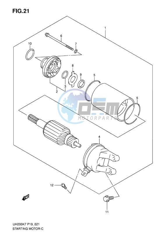 STARTING MOTOR